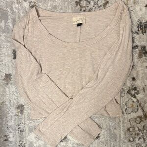 Universal Thread Beige Long Sleeve Top